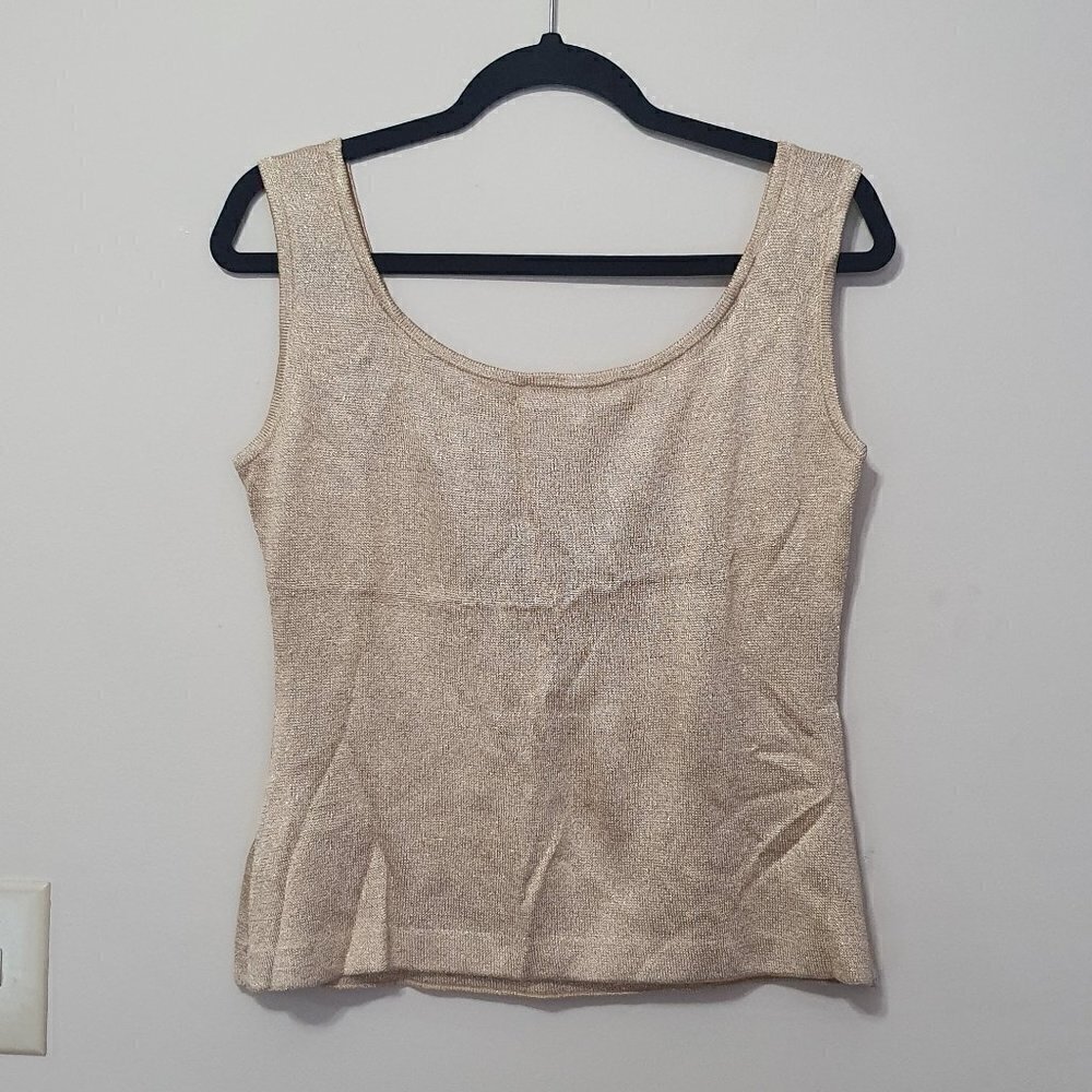 St John Basic Gold Thread Tank Top - image 8